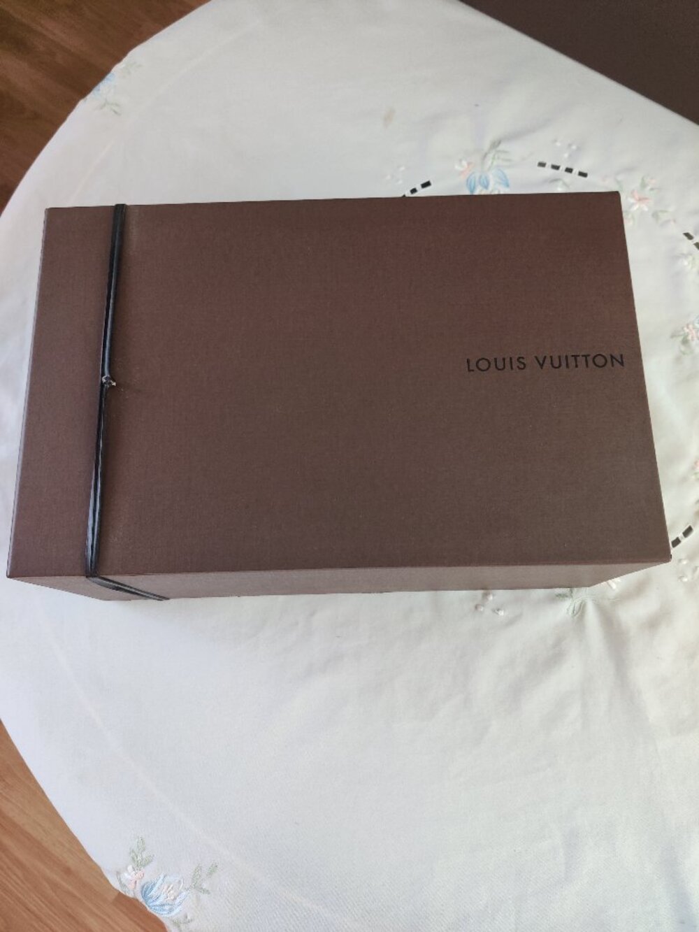Auth. LOUIS VUITTON Medium Size Drawer Empty Storage Display Gift Box
